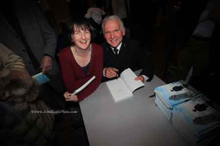 Signing copies at the Dunmore Hotel near Clonakilty